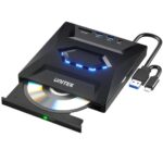 Grabadora de CD/DVD Externa Unitek con HUB USB 5 en 1 - Imagen 2