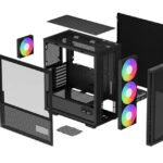 Gabinete Deepcool CH560 Digital Negro