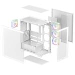 Gabinete Deepcool CG580 4F V2 blanco - Imagen 2