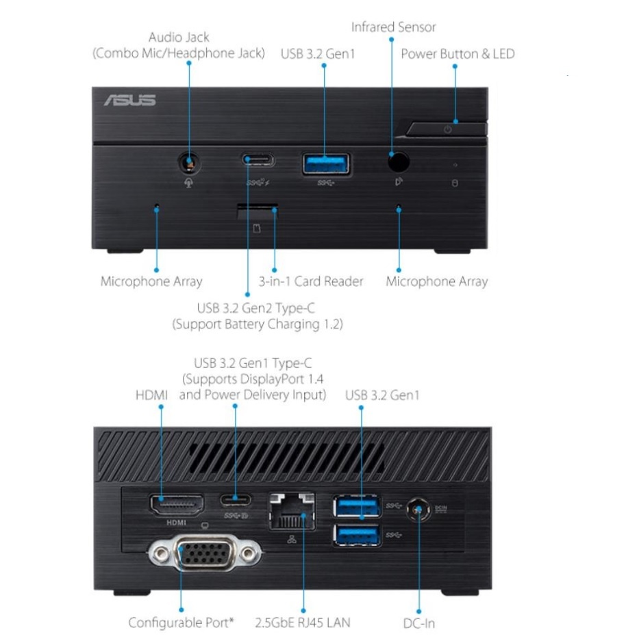 913c8cafa0935e301c7a7210e578a03177aa4ff8a3ad4b6c.jpg MiniPC Asus Barebone Celeron N4505 - Imagen 1