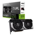 Tarjeta ASUS Dual Geforce RTX5070 12GB GDDR7 8K UHD - Imagen 3
