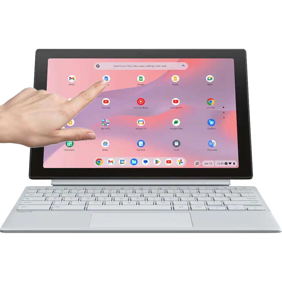 913c8cafa0935e301c7a7210e578a0316e57f11a012bf917.jpg Chromebook Asus Convertible Octacore 2.0Ghz, 8GB, 128GB, 10.5" WUXGA Touch - Imagen 1