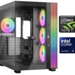 Equipo Gamer Core Ultra 9 285, 32GB, 1TB NVMe, RTX 5070Ti 16GB