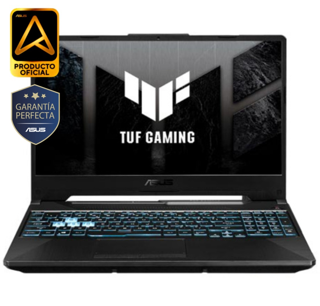 913c8cafa0935e301c7a7210e578a031d2f2dbbc28db6f4c.jpg Notebook Gamer Asus Ryzen 7 4.7Ghz, 16GB, 512GB SSD, 15.6" FHD, RTX 3050 4GB Freedos - Imagen 1