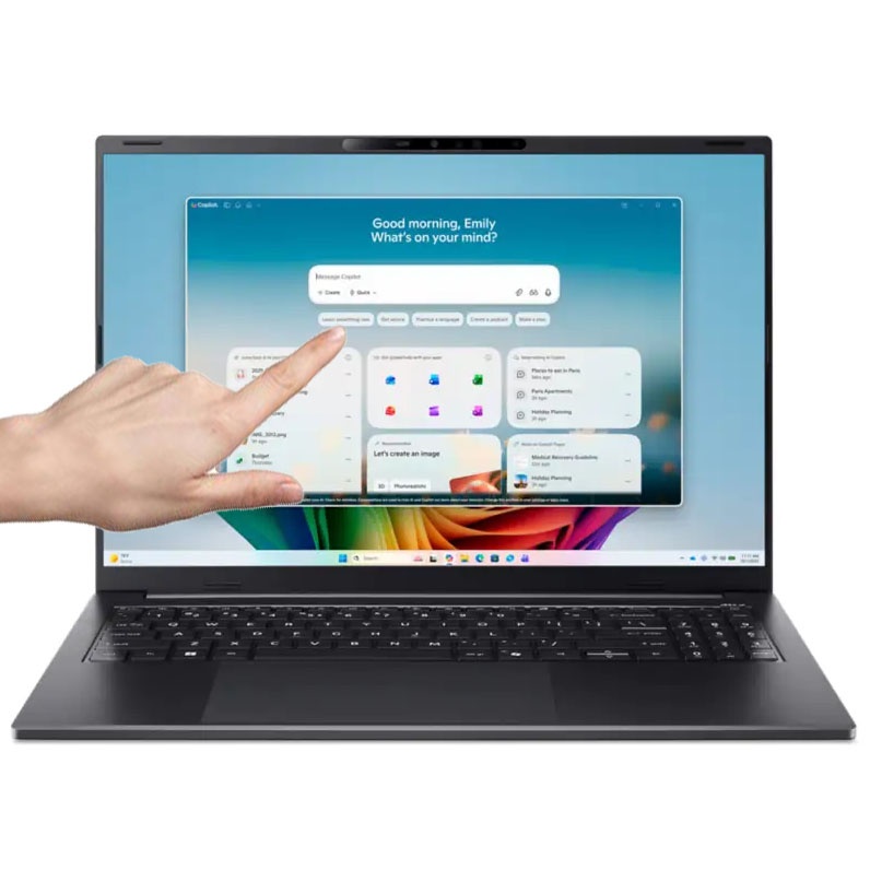 913c8cafa0935e301c7a7210e578a031419f821c69c413e4.jpg Notebook Acer Ryzen AI 9 465 5.0Ghz, 32GB, 1TB SSD, 16" WUXGA Touch - Imagen 1