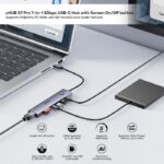 HUB USB-C Unitek 7 en 1 con botón screen on/off - Imagen 2