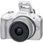 Cámara Mirrorless Canon EOS R50 con Lente 18-45mm Blanca - Imagen 2