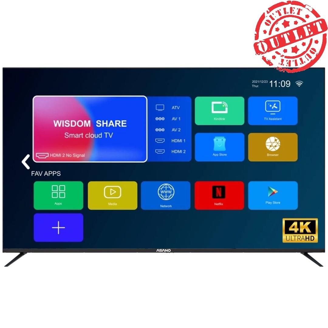 913c8cafa0935e301c7a7210e578a031729d0f36135b47a8.jpg TV LED Asano 65'' 4K sin bordes SMART (con detalles) - Imagen 1