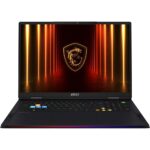 Notebook Gamer MSI Core Ultra 9 5.5Ghz, 32GB, 1TB SSD, 18" QHD+ 240Hz, RTX 5080 16GB
