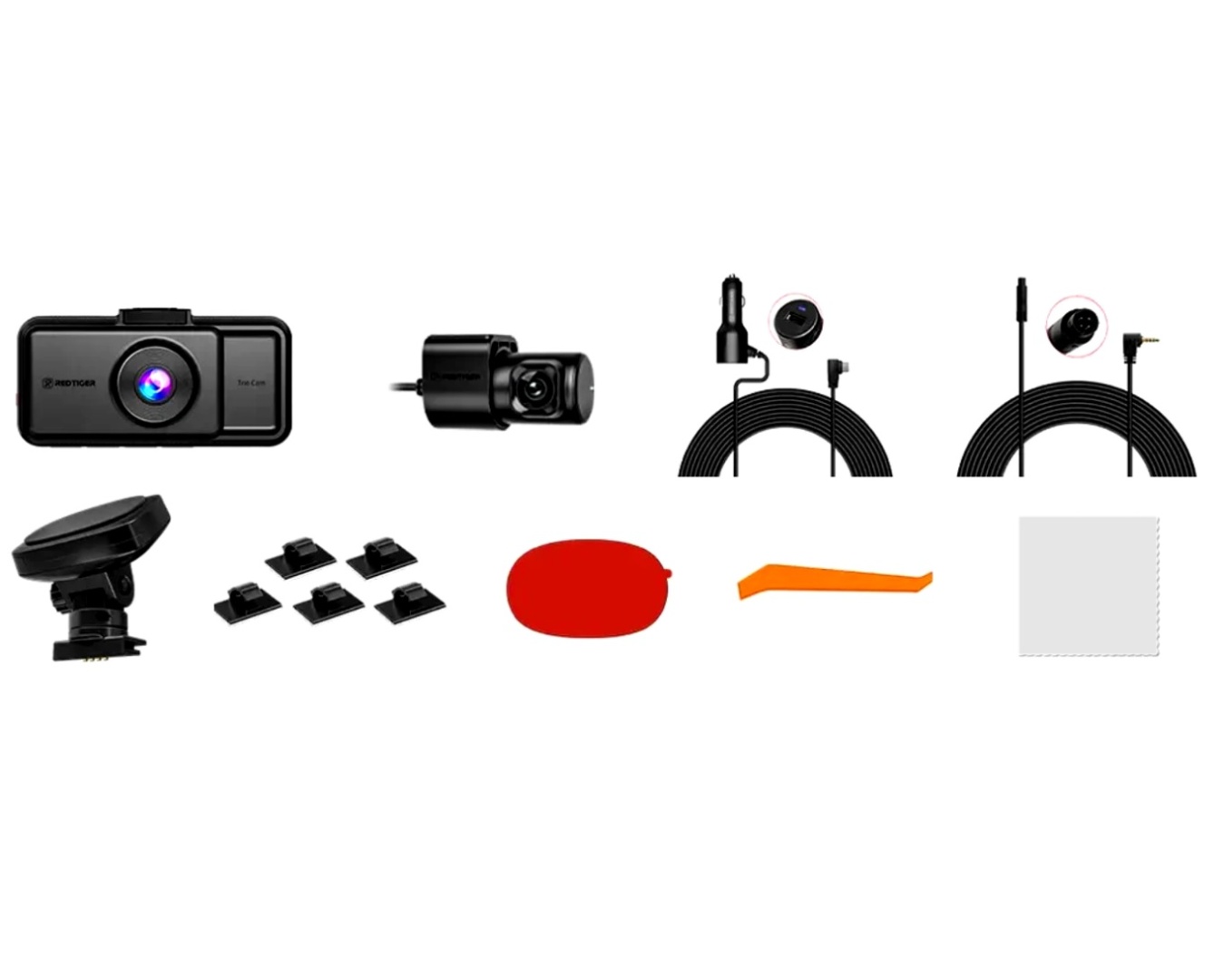 913c8cafa0935e301c7a7210e578a0317d40f0df94355558.jpg Dashcam Redtiger A6 3 Canales 4K/2.5K WiFi GPS Pantalla Táctil - Imagen 1