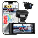 Dashcam Redtiger F17 Elite 4K Triple Wi-Fi GPS