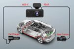 Dashcam Redtiger F17 4K Triple Canal GPS WiFi