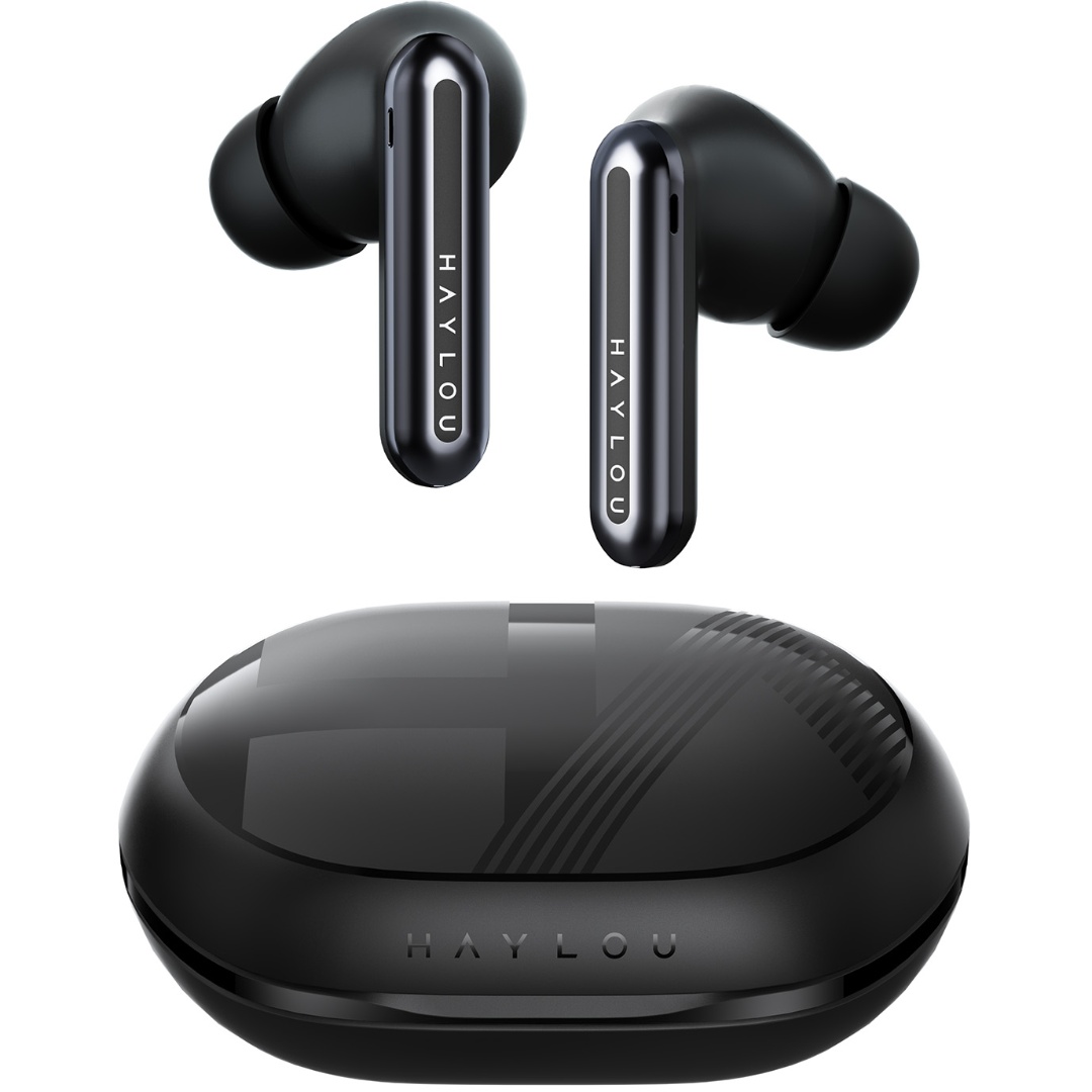 913c8cafa0935e301c7a7210e578a031a7790d14586214e3.jpg Auriculares TWS Haylou Mori Plus negro - Imagen 1