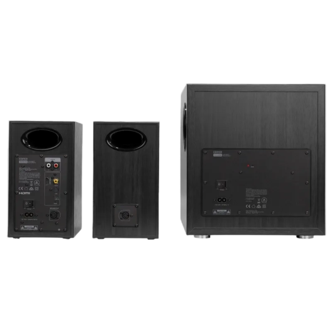 913c8cafa0935e301c7a7210e578a0318d60c0d6569b527b.png Parlantes Edifier S355DB 2.1 con Subwoofer Negro - Imagen 1